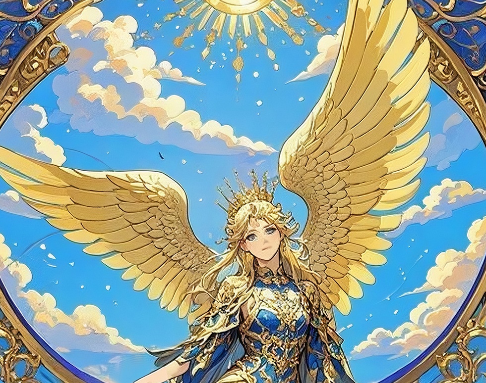 天空を守護する黄金の天使