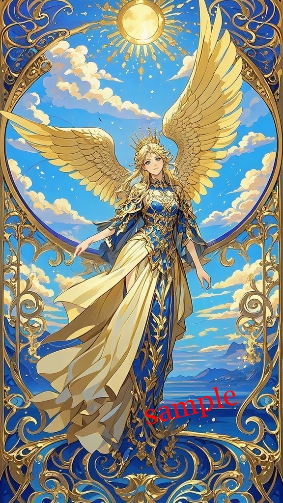 天空を守護する黄金の天使