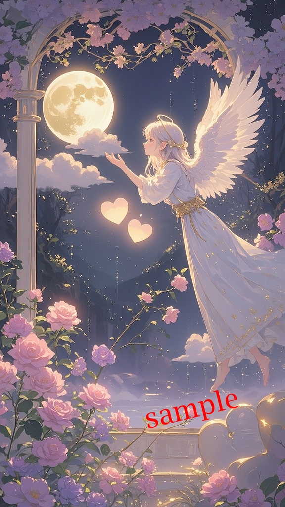 月に捧げる天使の祈り