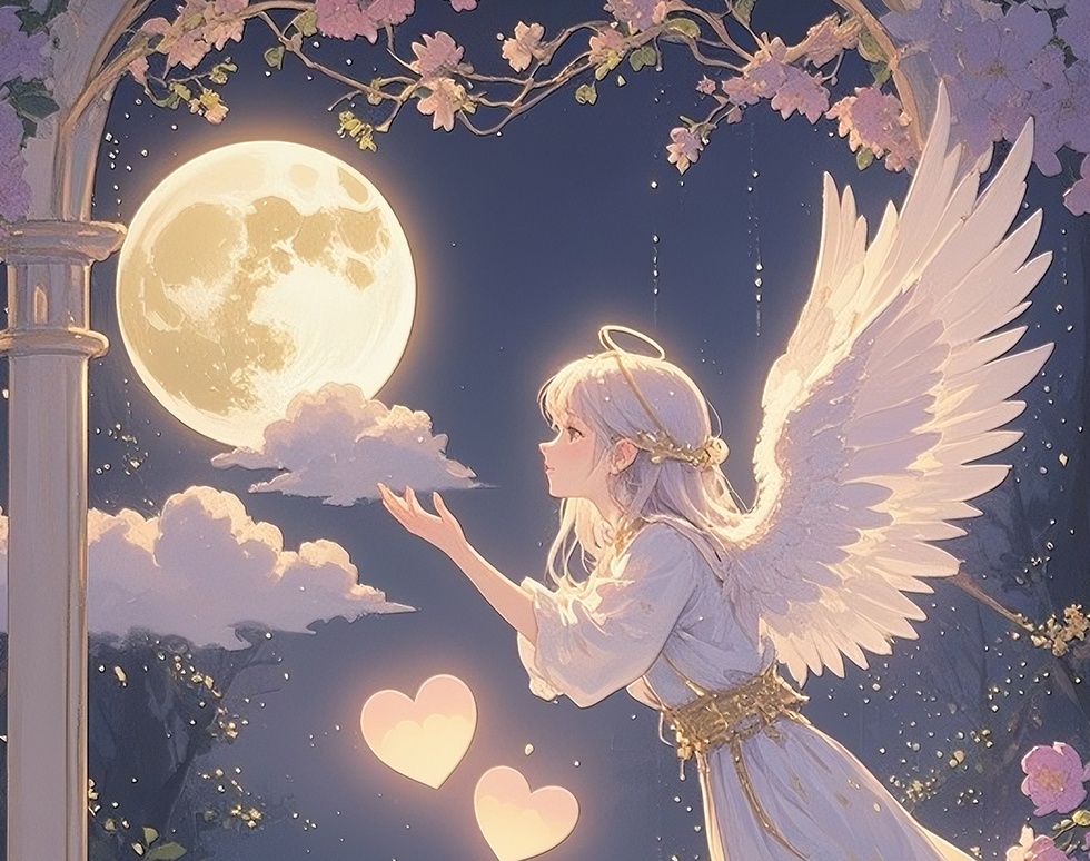 月に捧げる天使の祈り