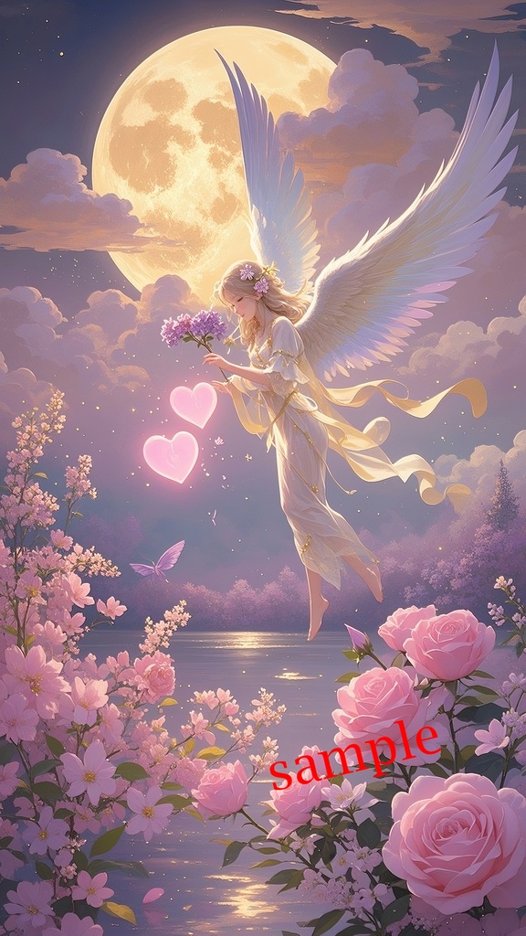 愛情運を優しく高める月夜の天使