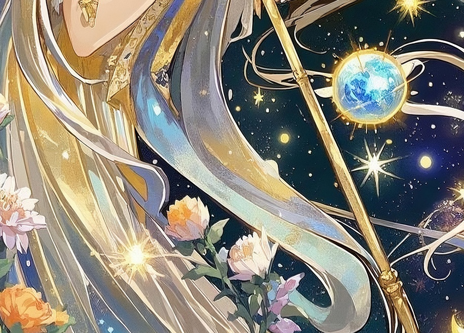 スマホ壁紙|癒しと静寂をもたらす白銀の女神|風水・守護・開運