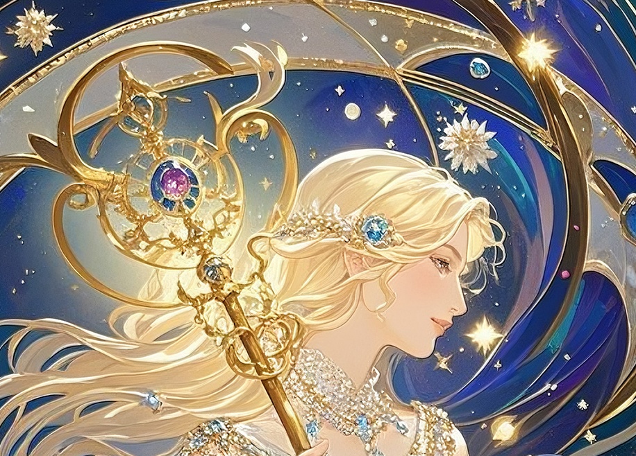 星の力を編む幸運の女神