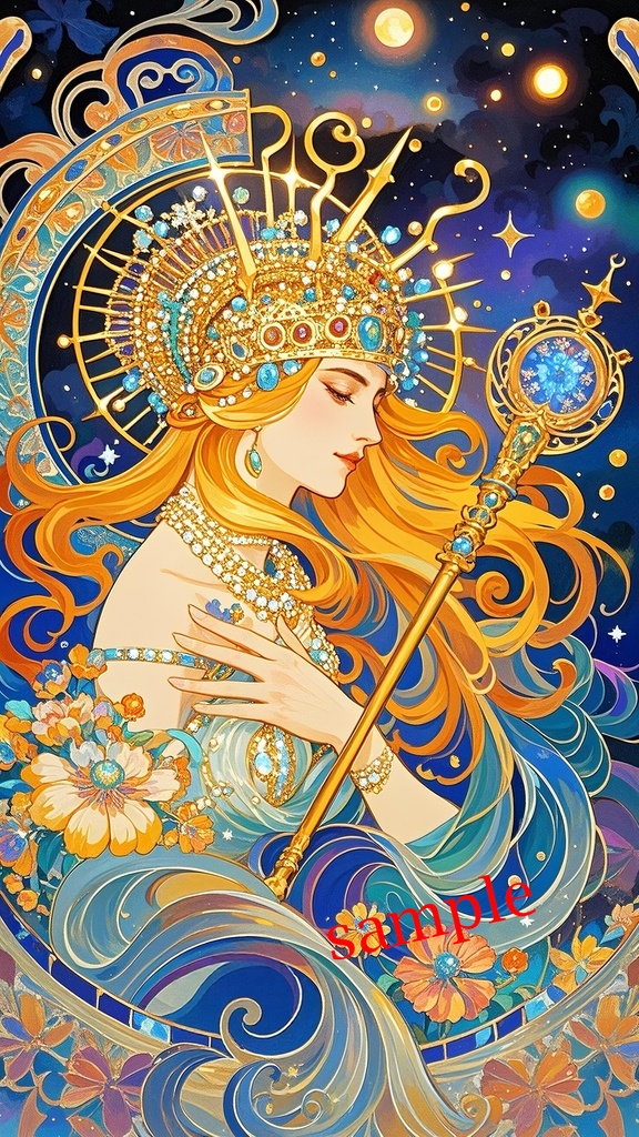 願望実現と成功運の太陽の女神