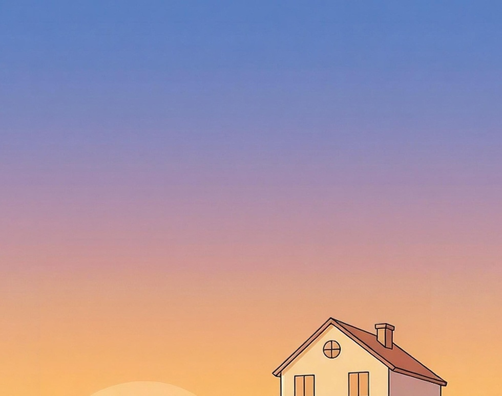 花咲く丘の帰り路