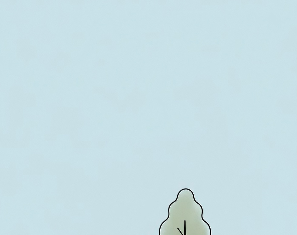 青空と小さな家