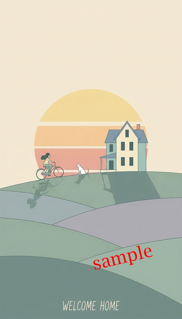 愛犬のいる帰り道