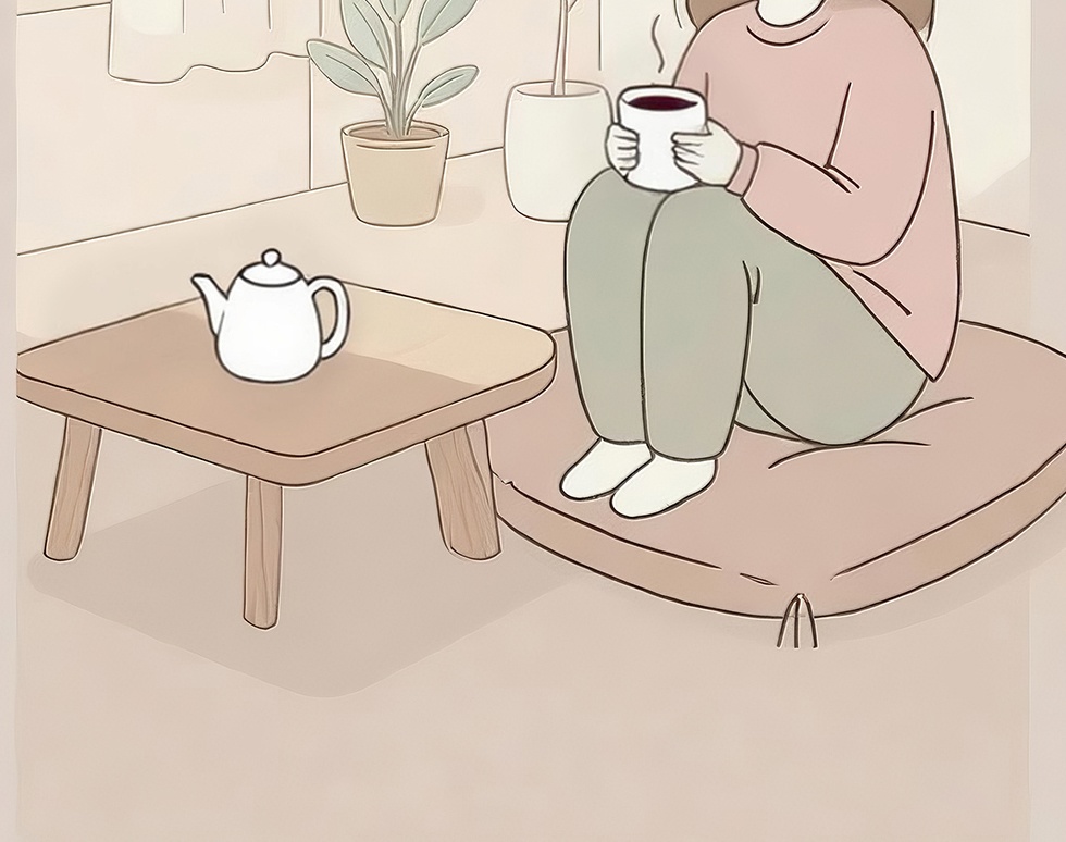 静かなくつろぎの一時