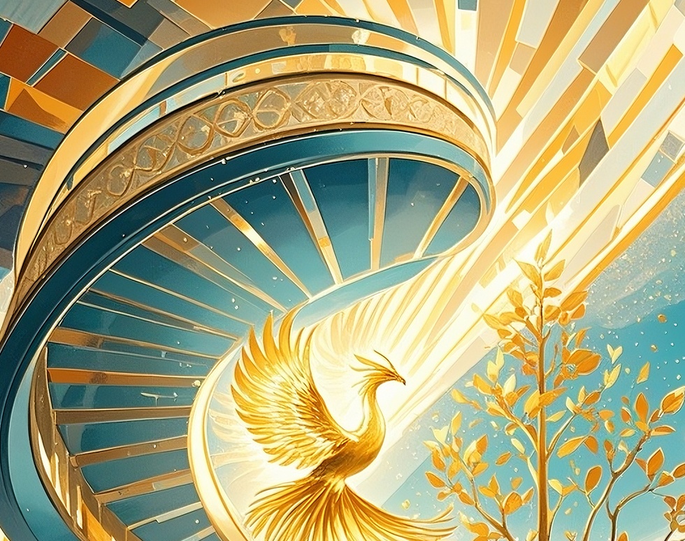 希望へ続く黄金の螺旋階段