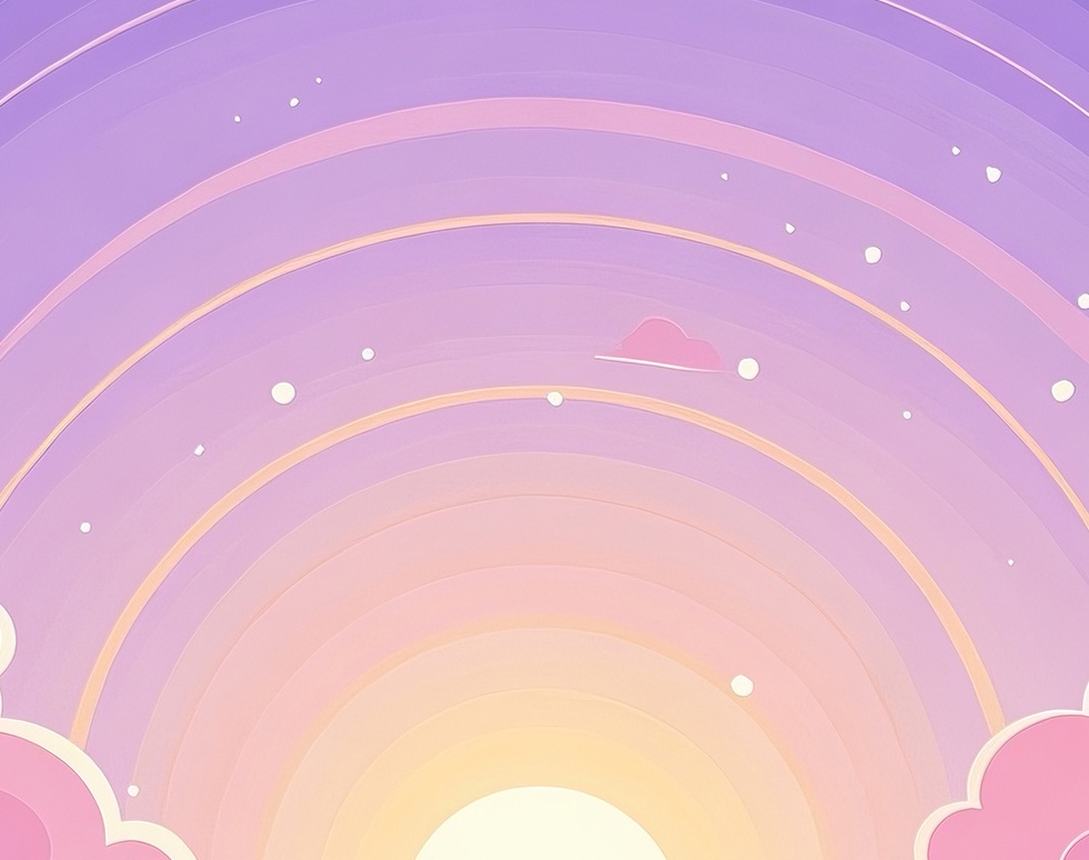 光に包まれる雲