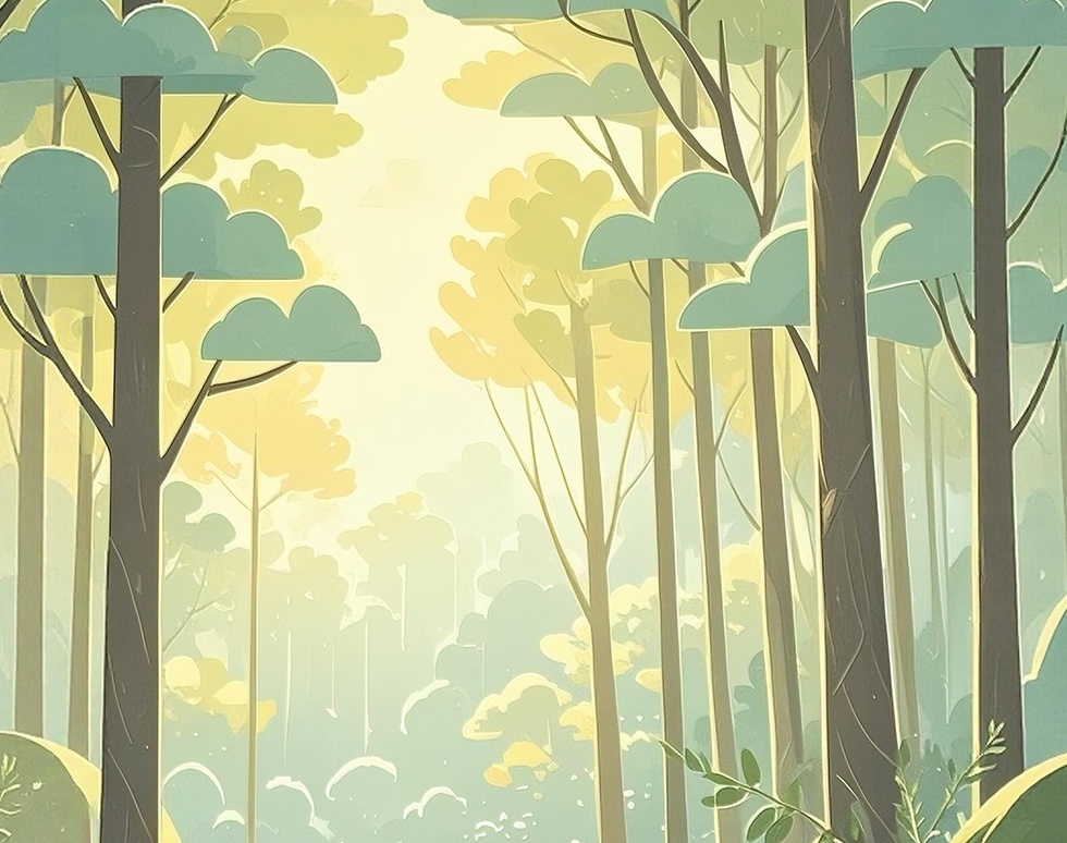 さわやかな癒しの森