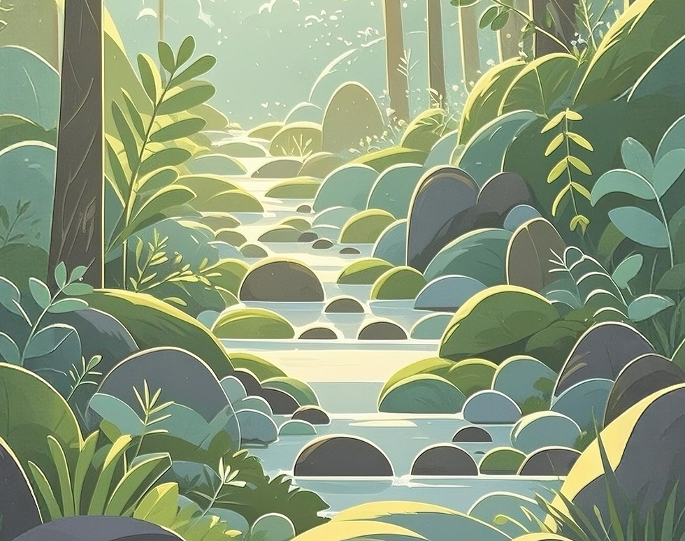 さわやかな癒しの森