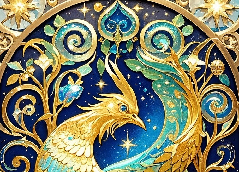 運気の入り口を示す鳳凰