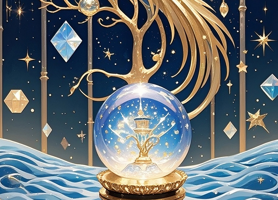 水晶と白金の鳳凰