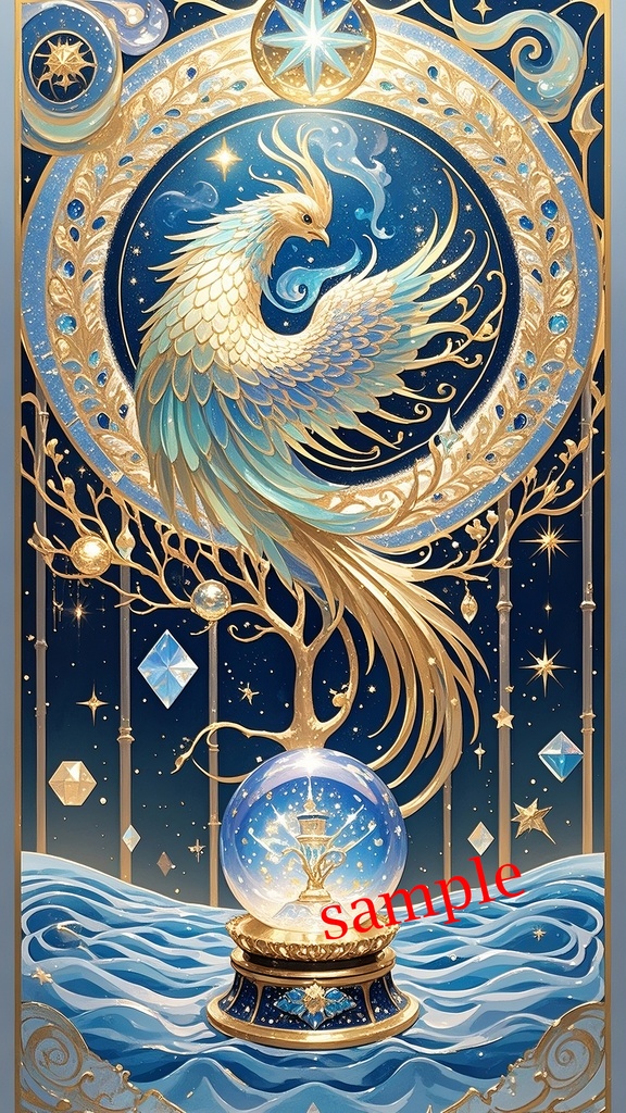 水晶と白金の鳳凰