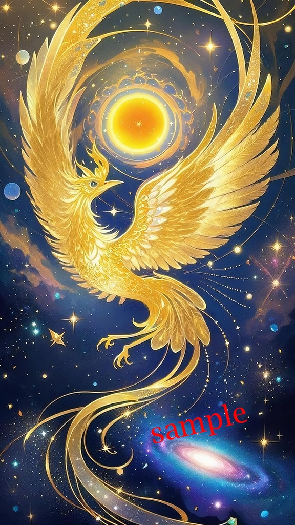 太陽を抱く鳳凰