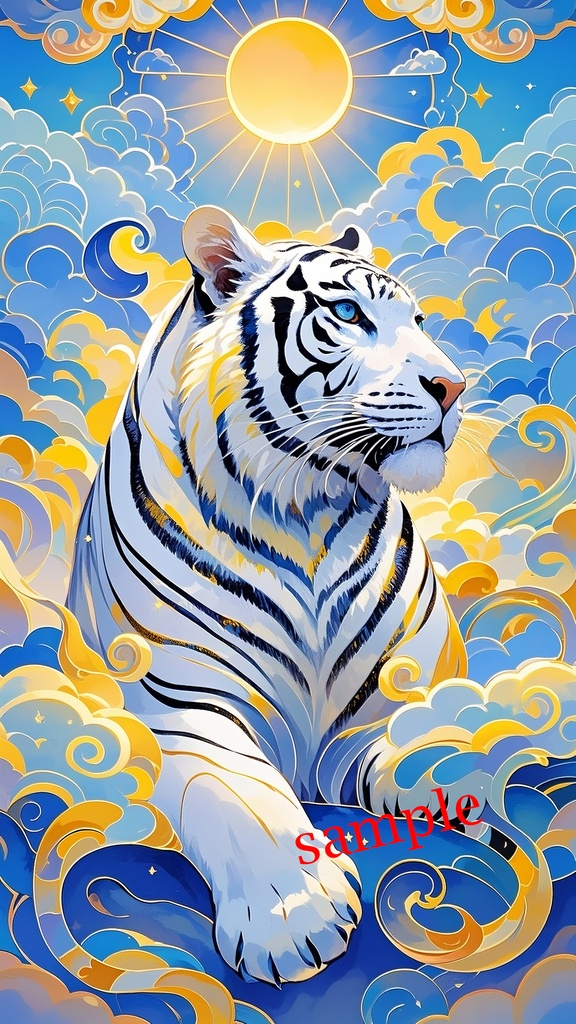 決意と飛躍の虎