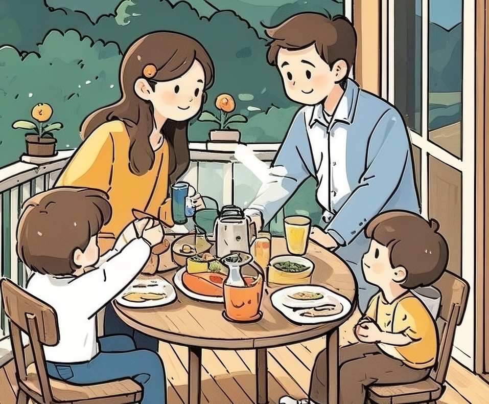 ほのぼの家族のホリデー