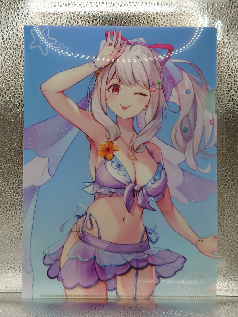 白幽れい 水着 クリアファイル