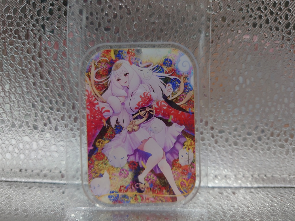 白幽れい 〔単品〕彼岸花畑 アクリルカード