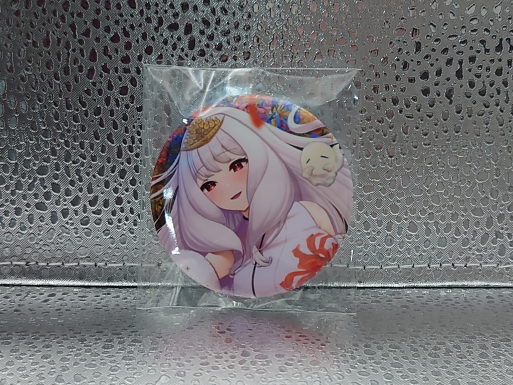 白幽れい 57mm丸型缶バッジ