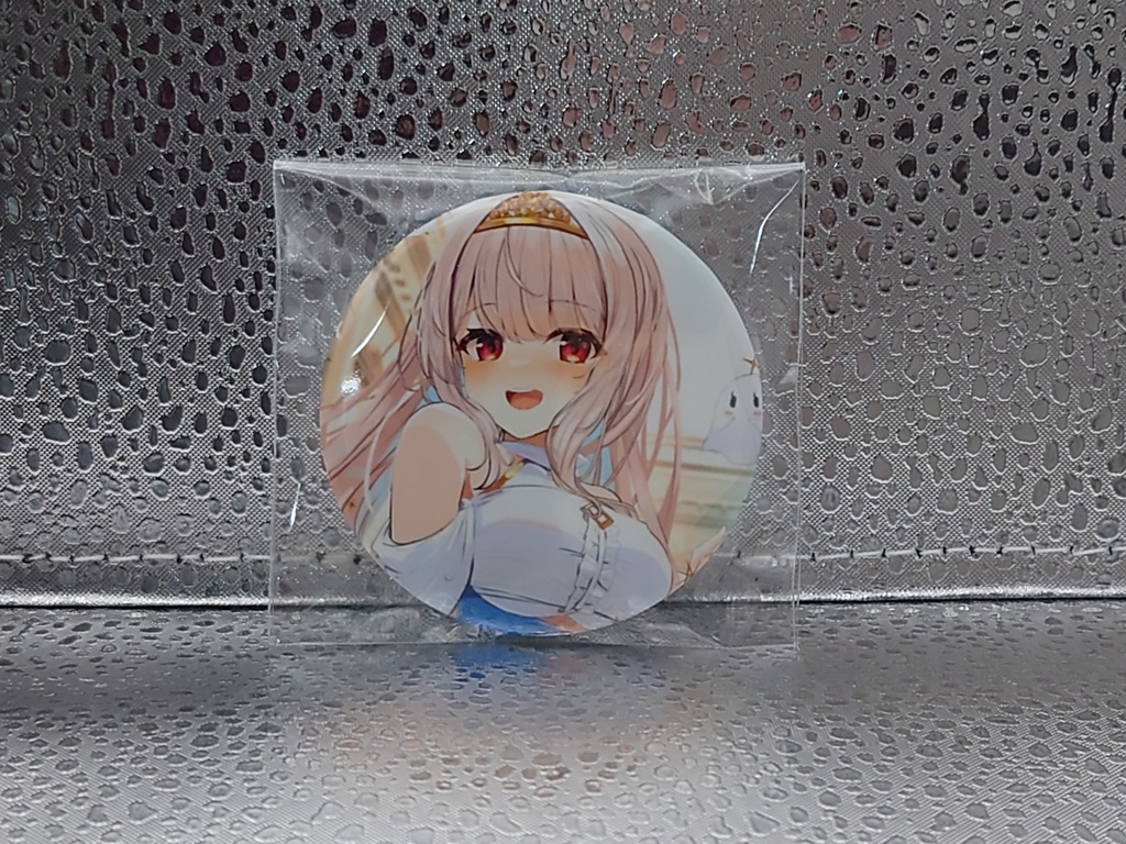 白幽れい 57mm丸型缶バッジ