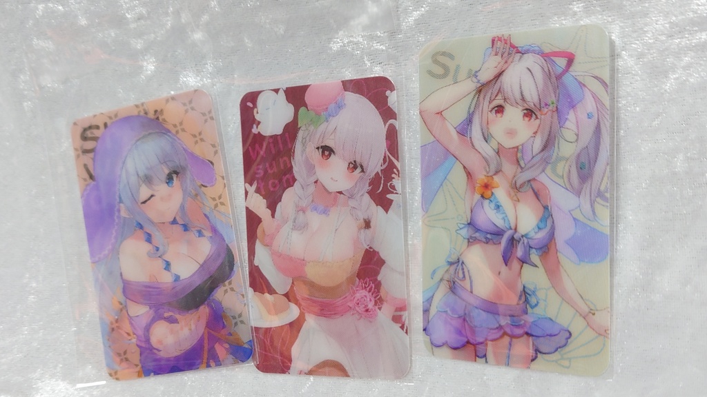 レンチキュラーカード 全3種