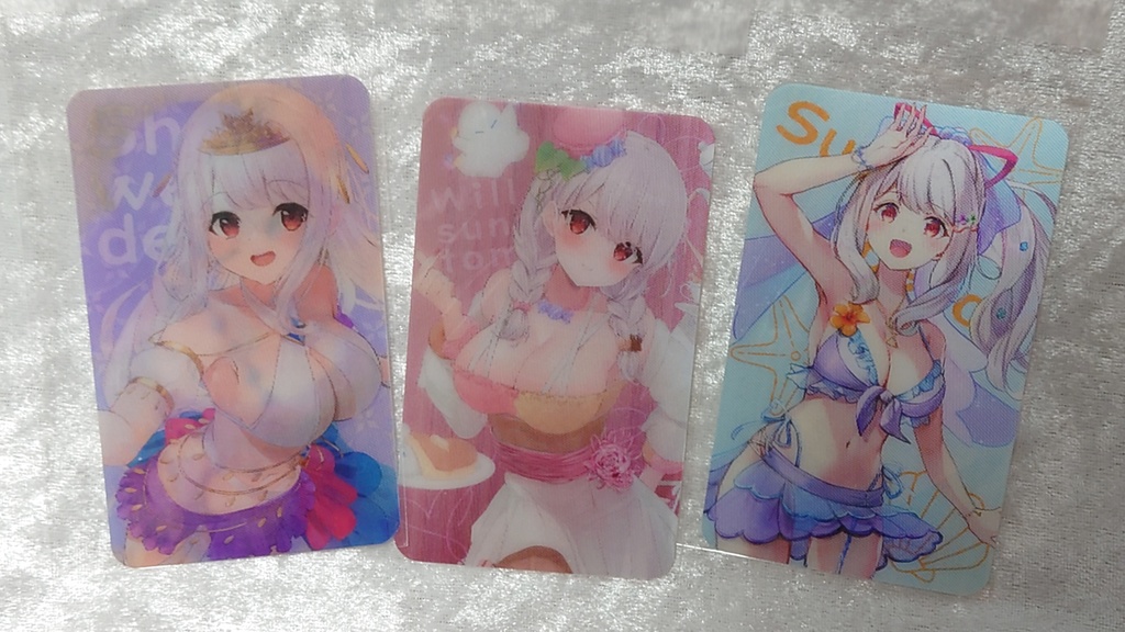 レンチキュラーカード　全3種
