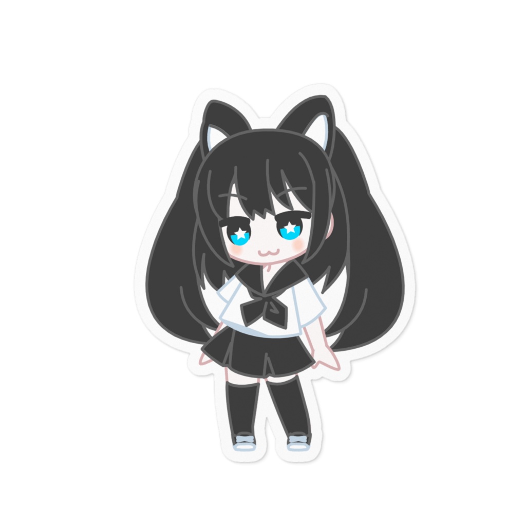 まっちゃてぃー。ちゃん ステッカー