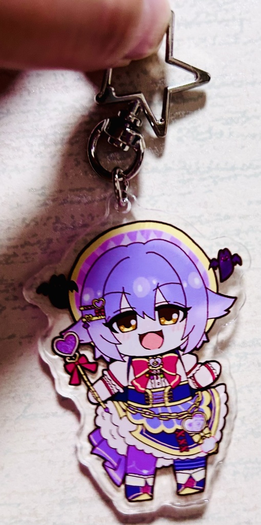 ころん と さちこのアクキー