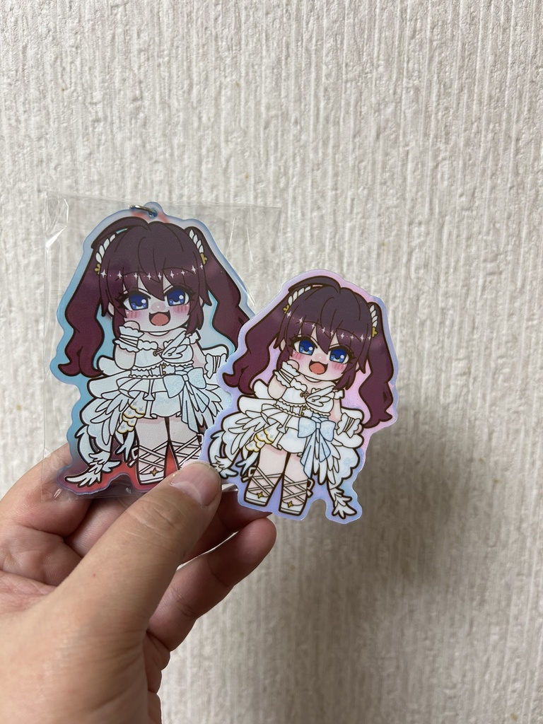 オーロラ風アクキー&ステッカー