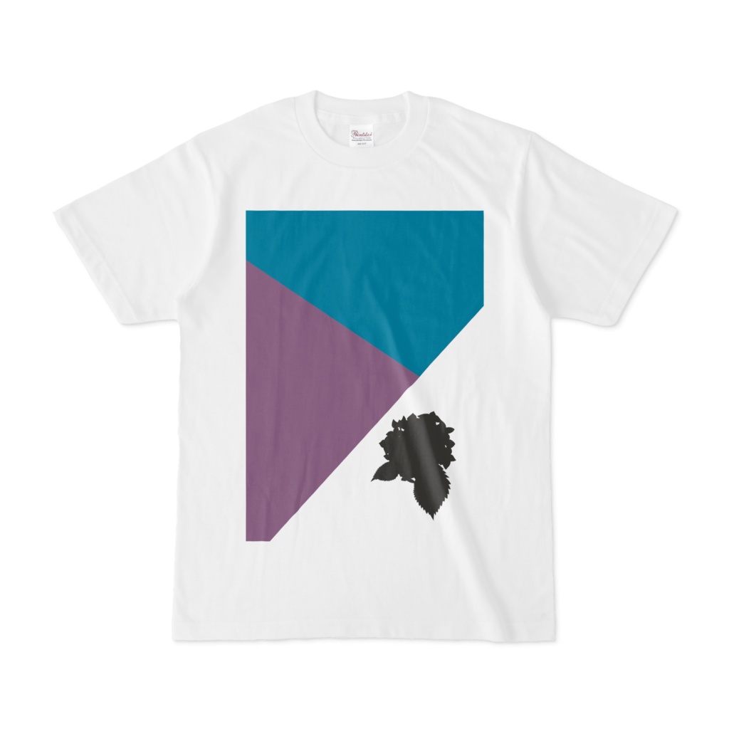Tシャツ 紫陽花