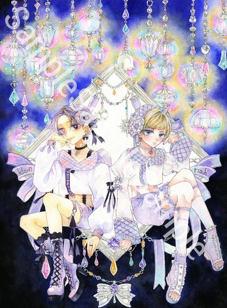 額装原画【陽の燭】