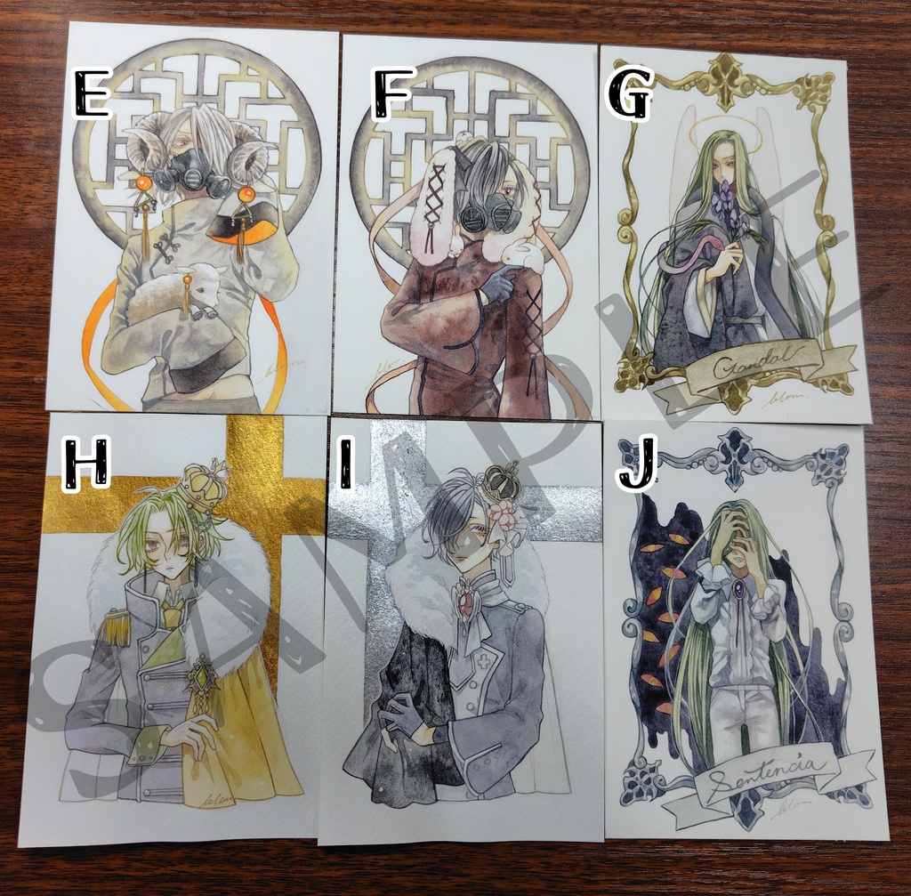 new✨はがき【ドローイング】全10種