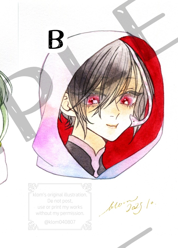 new✨はがき【ドローイング】全1種