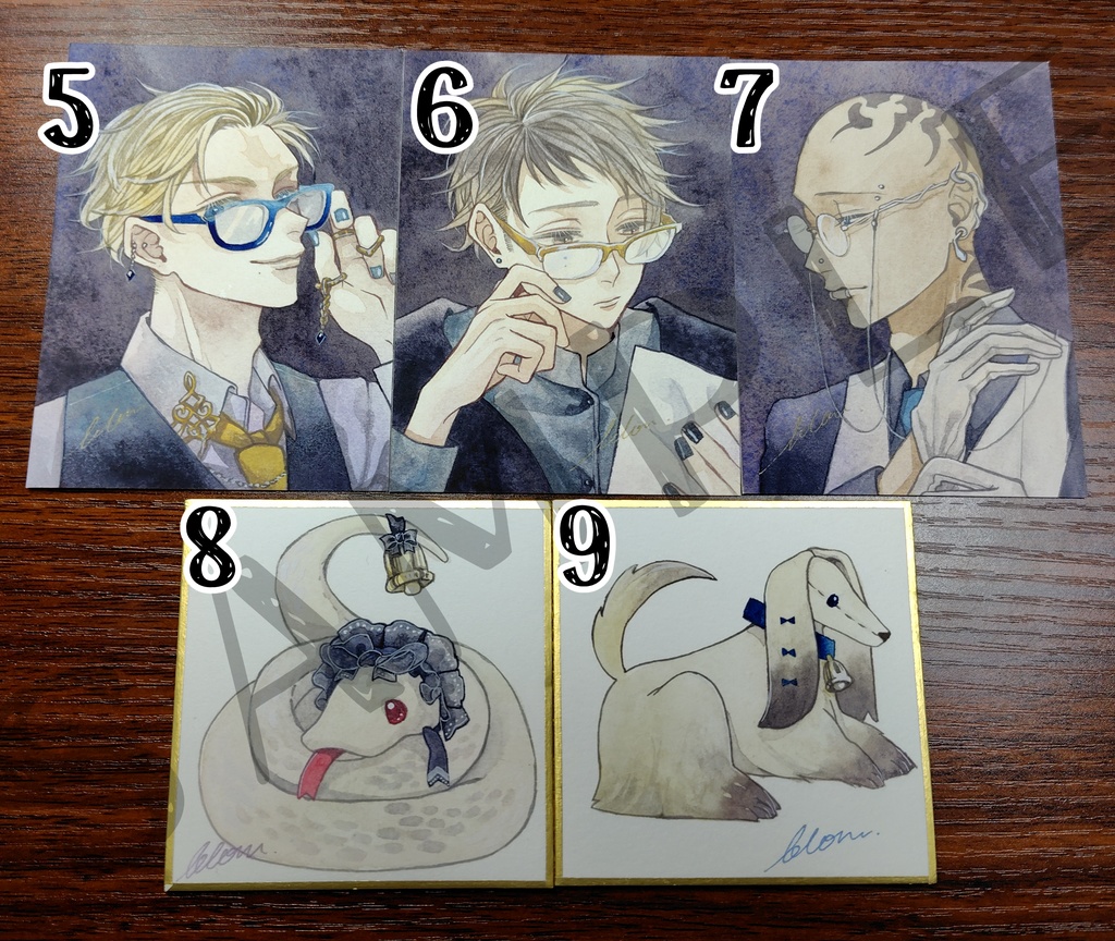 new✨原画(額・マットなし)全9種