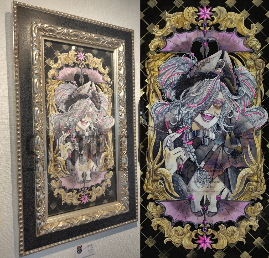 new✨額装作品【shelldrake】