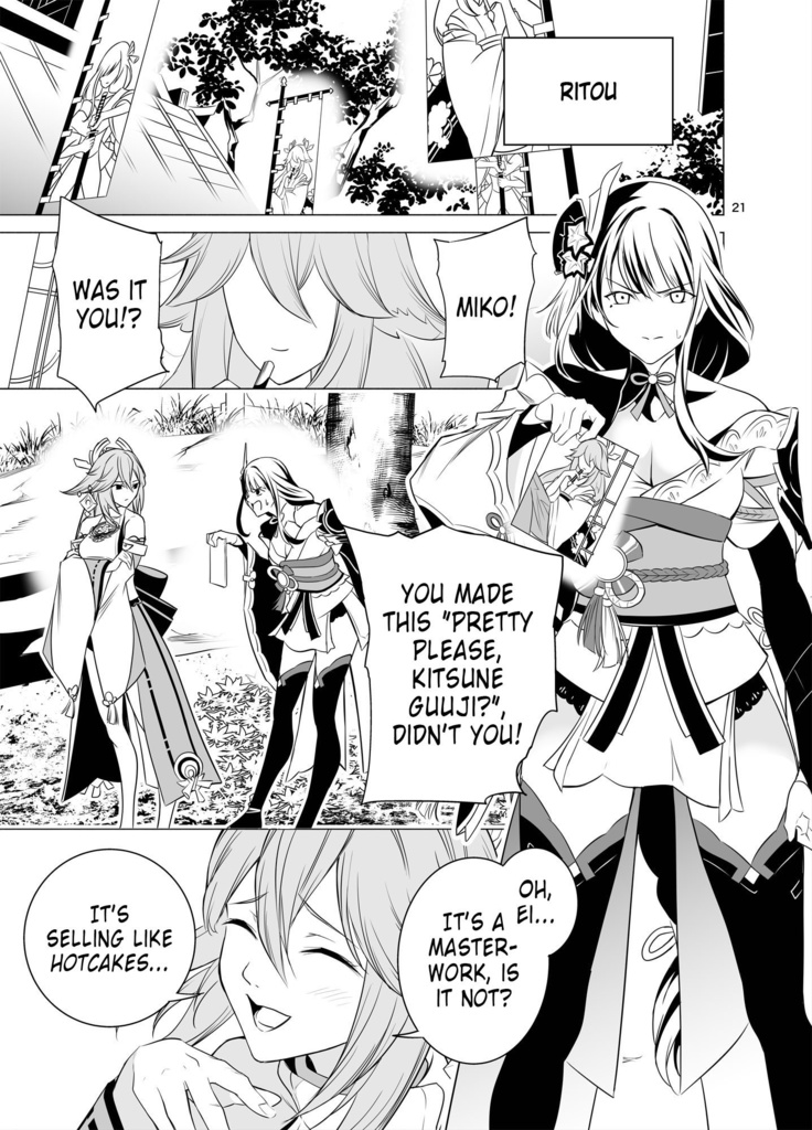 Genshin if -1- (English/Chinese繁体字/Russian)