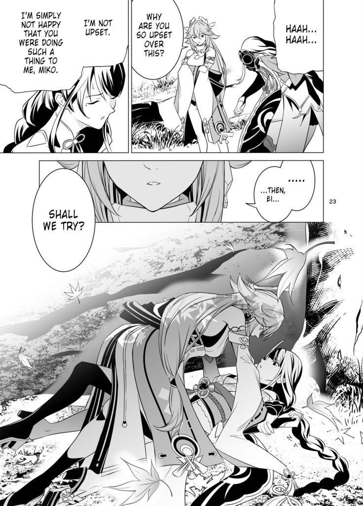 Genshin if -1- (English/Chinese繁体字/Russian)