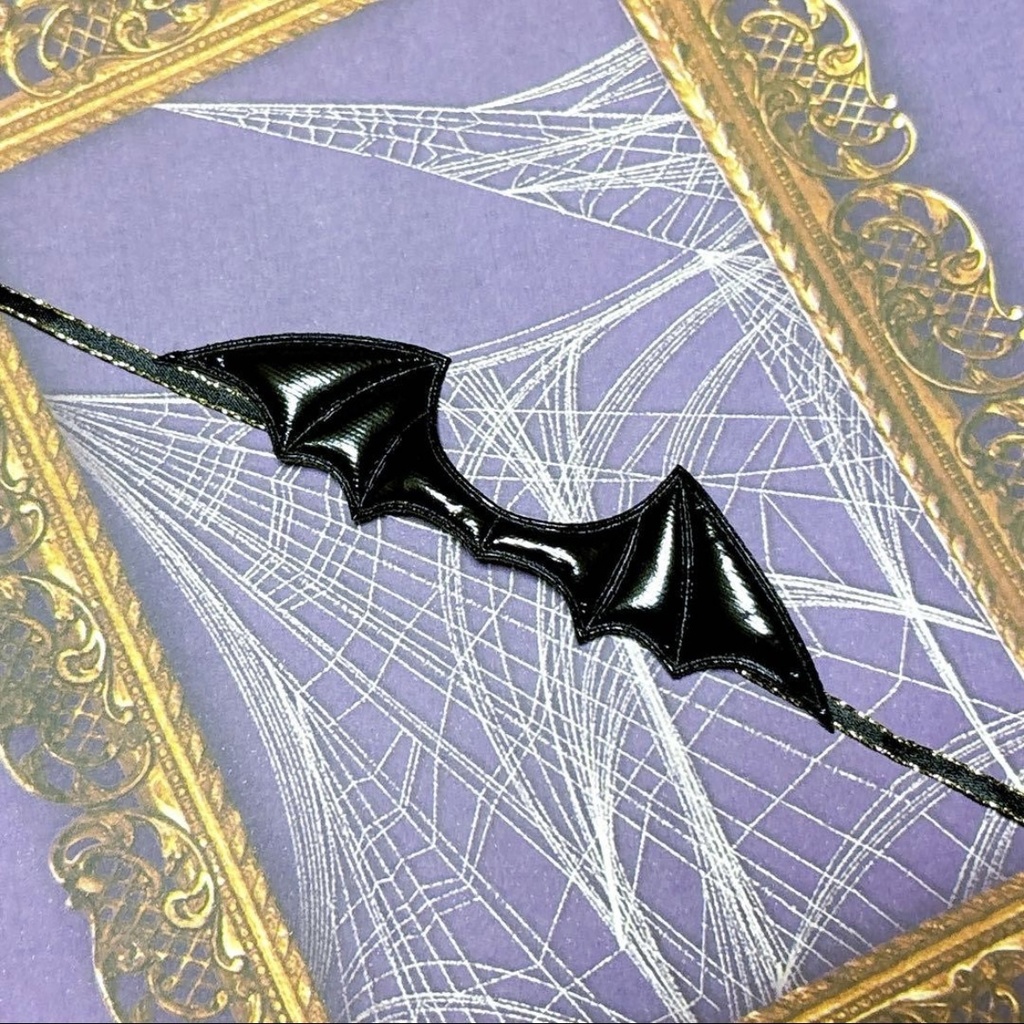 ぬい服 悪魔 羽 翼 黒