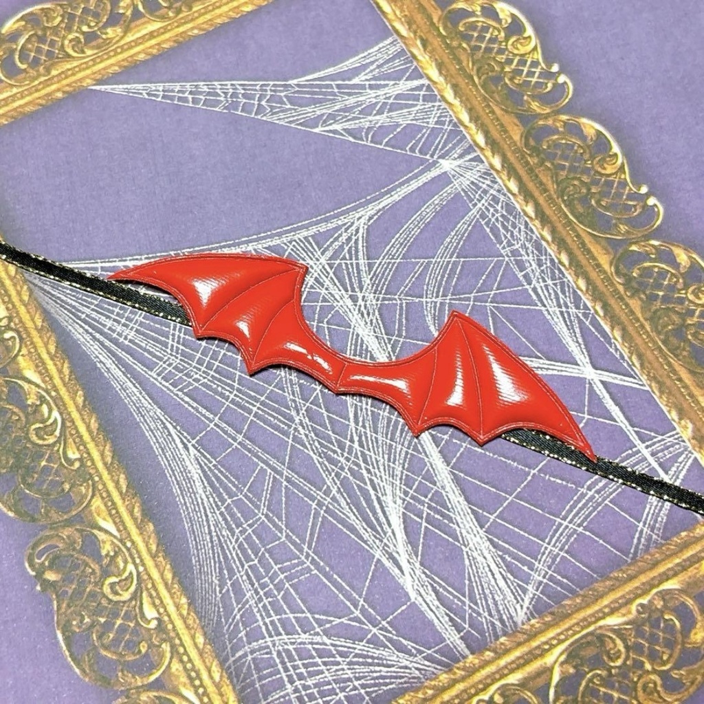 ぬい服 悪魔 羽 翼 赤