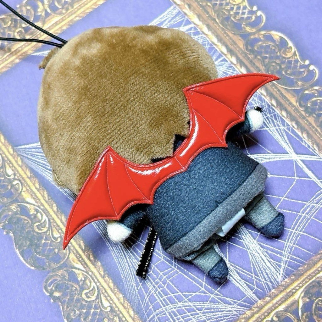 ぬい服 悪魔 羽 翼 赤