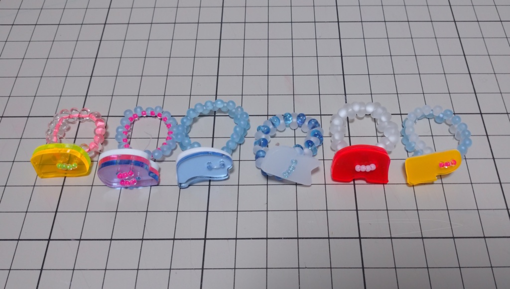 ABCボタン ゆびわ