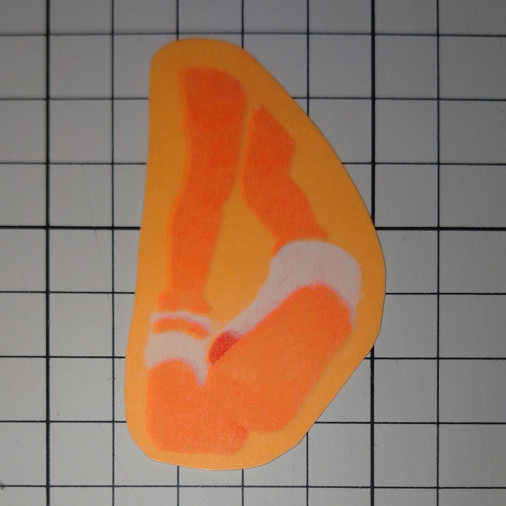 リソステッカーうわばき靴底