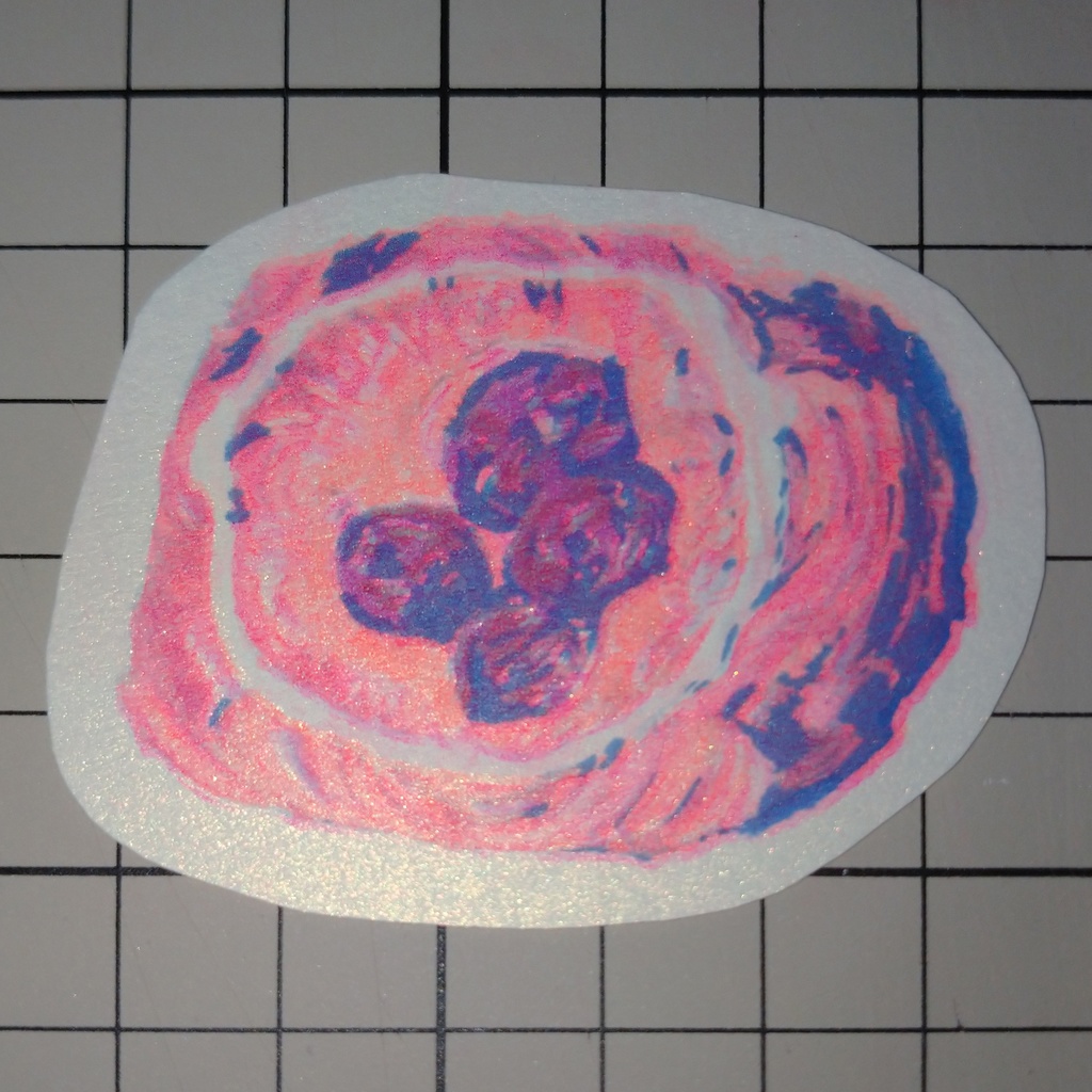 リソステッカー チェリーパイ きらきら