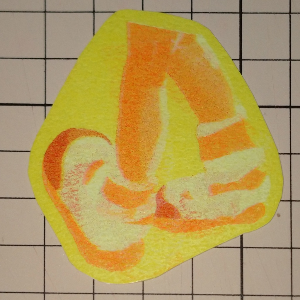 リソステッカー うわばき