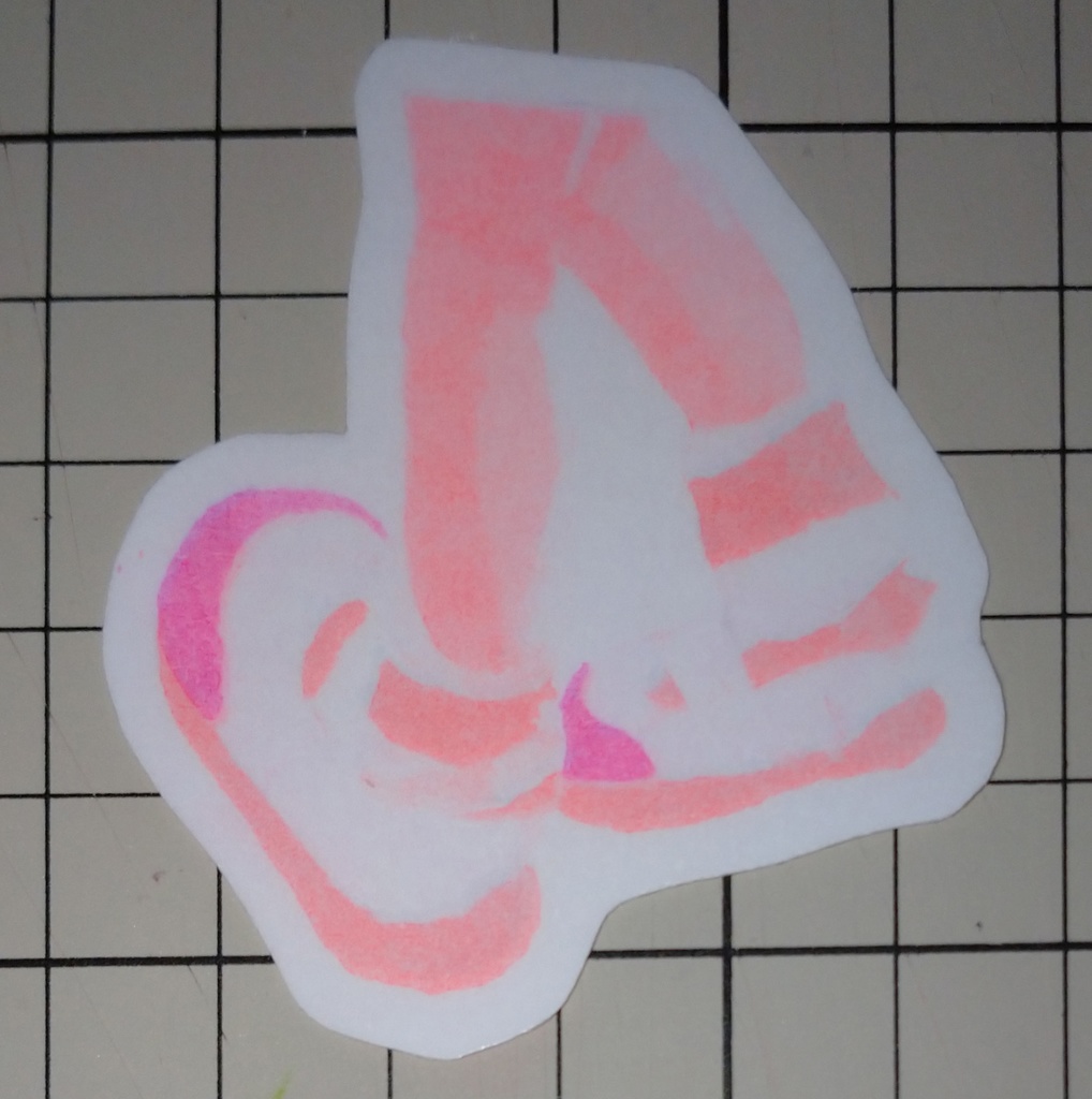 リソステッカー  うわばき