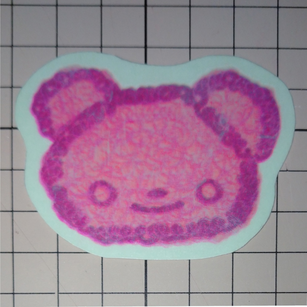 リソステッカー くま