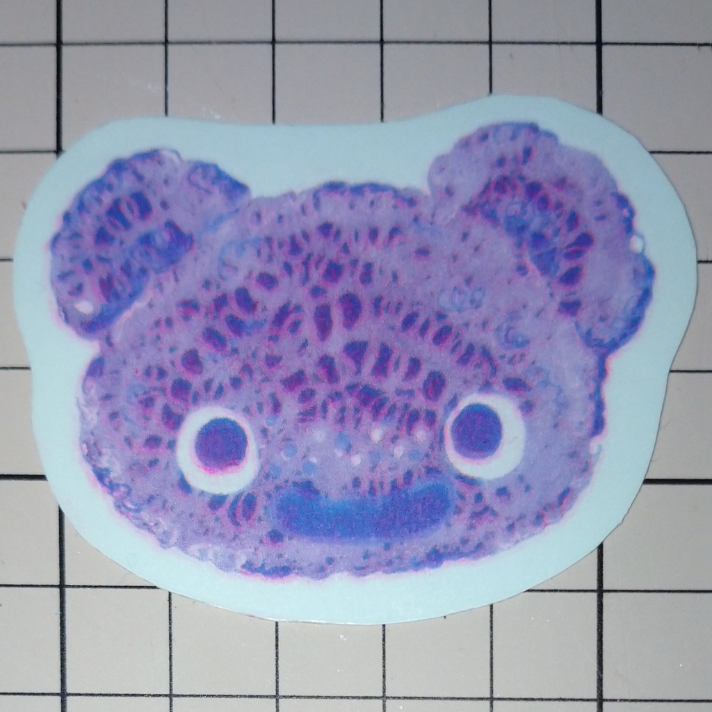 リソステッカー くま