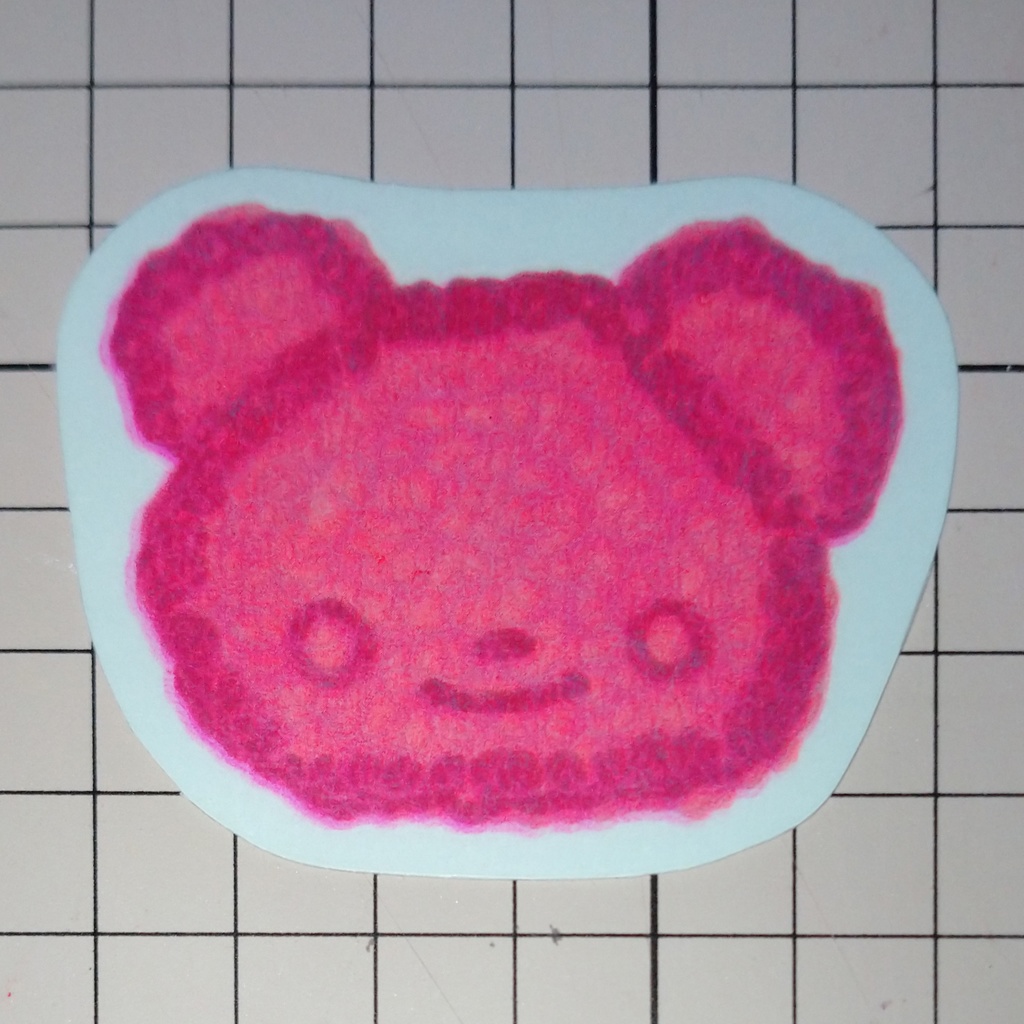 リソステッカー くま